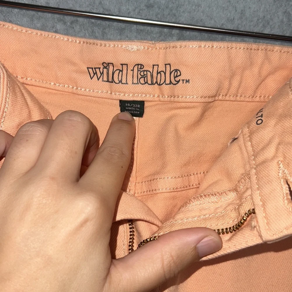 Wild Fable Women's High-Rise Rolled Cuff Jean Shorts NWT 14 - Picture 3 of 7